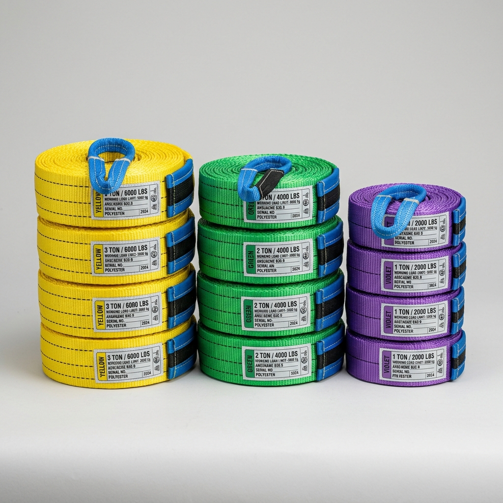 FERRETEERO 1 Ton Duplex Web Sling (Violet)