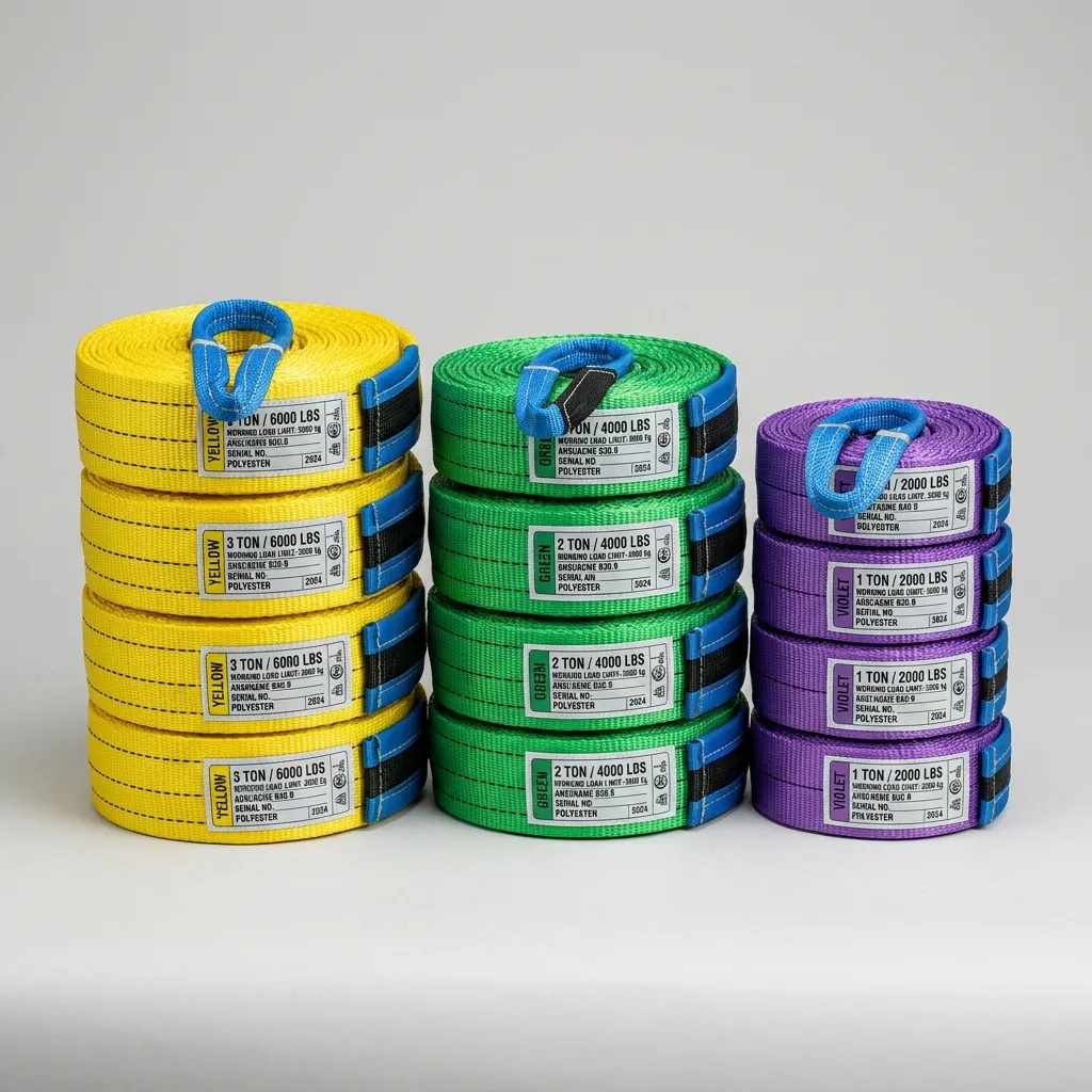 FERRETEERO 1 Ton Duplex Web Sling (Violet)